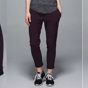 Lululemon Jet Crop *Slim Trouser Cropped Pants Drawstring Waist.